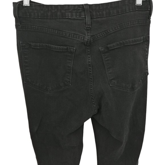 KanCan Kurvy Ultra High Ankle Skinny Jeans Black Size 29 Distressed Destroyed - Picture 8 of 9
